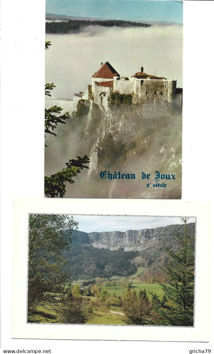 LOT DE CARTES POSTALES MODERNES - 8 CARTES FRANCHE COMTE - Franche-Comté