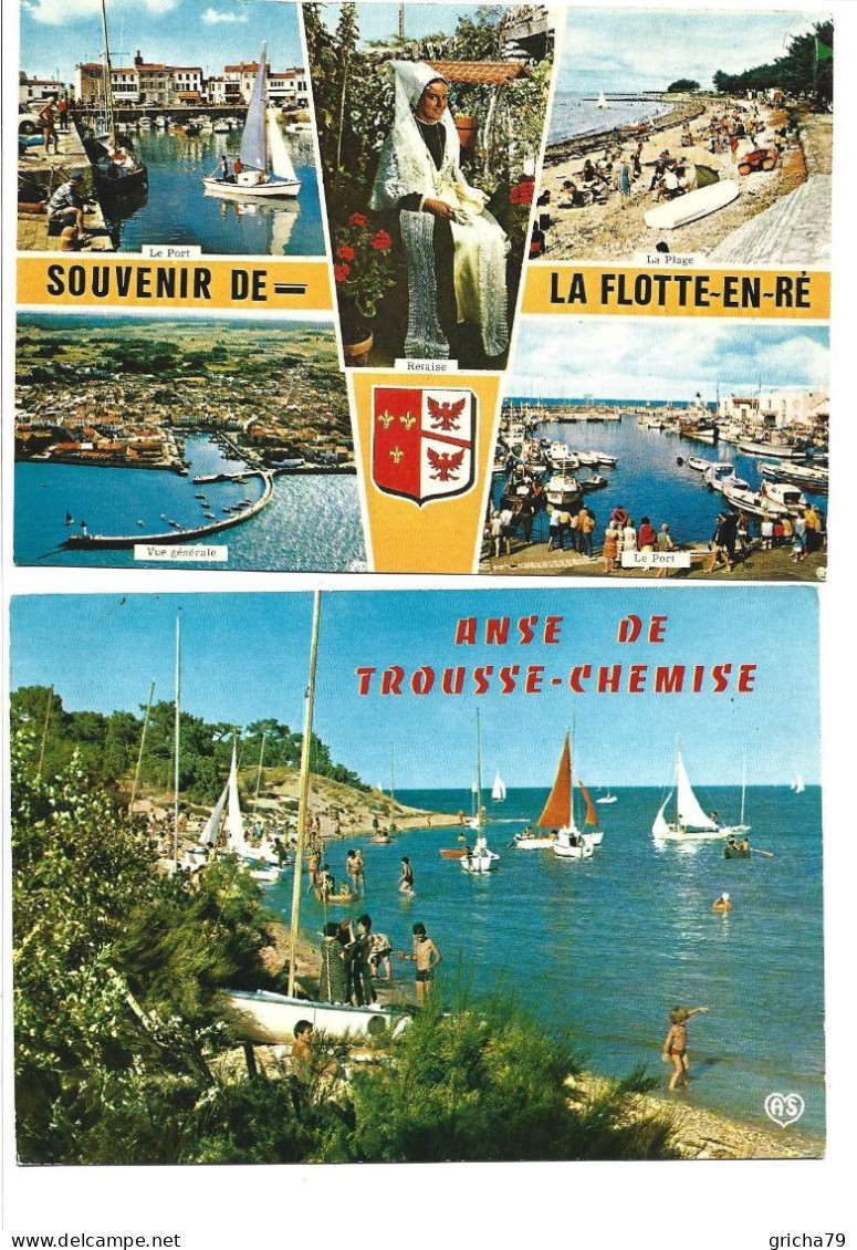 LOT DE CARTES POSTALES MODERNES - 12 CARTES - ILE D E RE - Poitou-Charentes