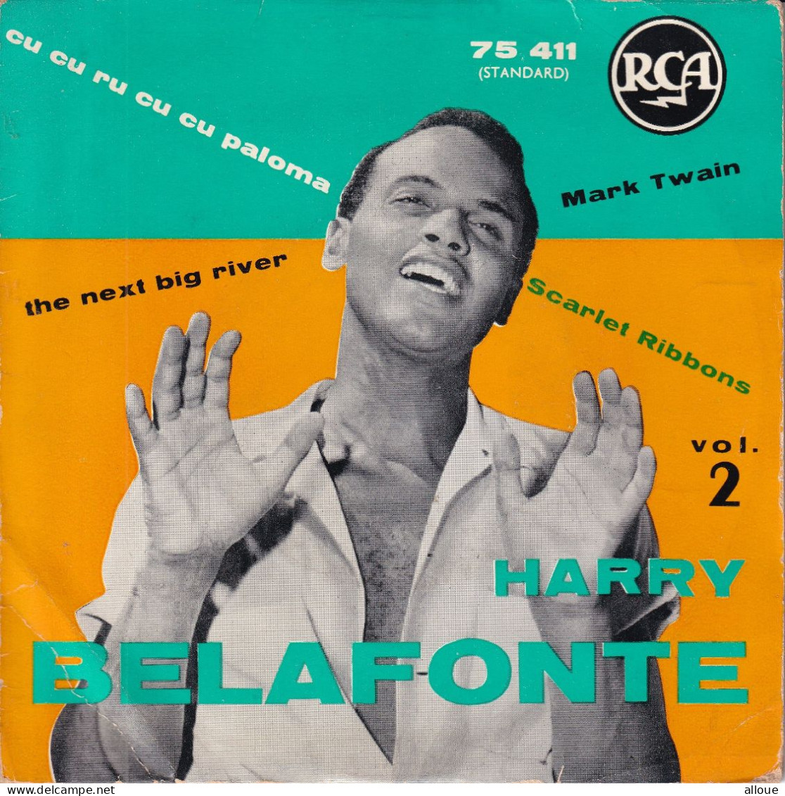 HARRY BELAFONTE - FR EP VOL 2  -  CU CU RU CU CU PALOMA + 3 - Musiche Del Mondo