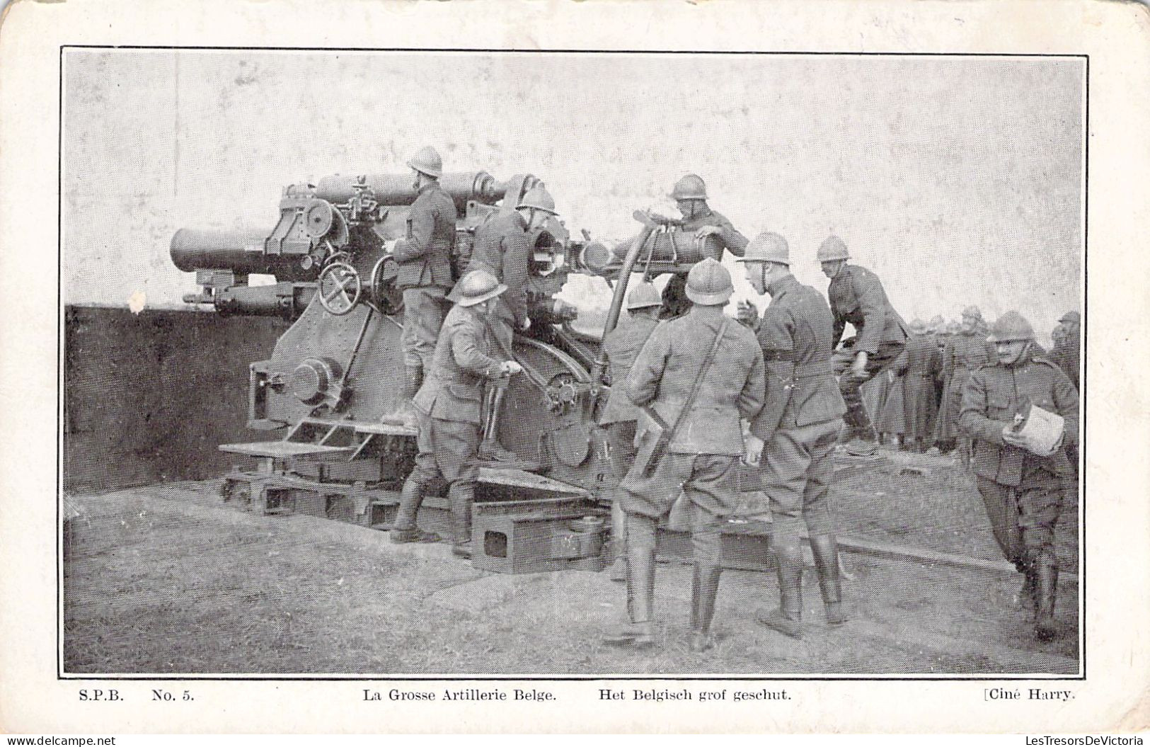 MILITARIA - MATERIEL - La Grosse Artillerie Belge - Carte Postale Ancienne - Ausrüstung