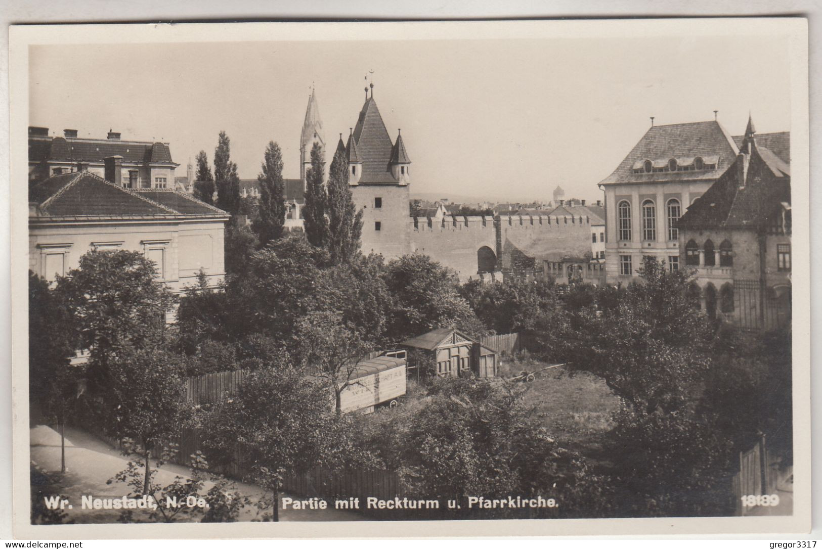 C6064) WR. NEUSTADT - NÖ - Partie Mit Reckturm Und Pfarrkirche ALT 1931 - Wiener Neustadt