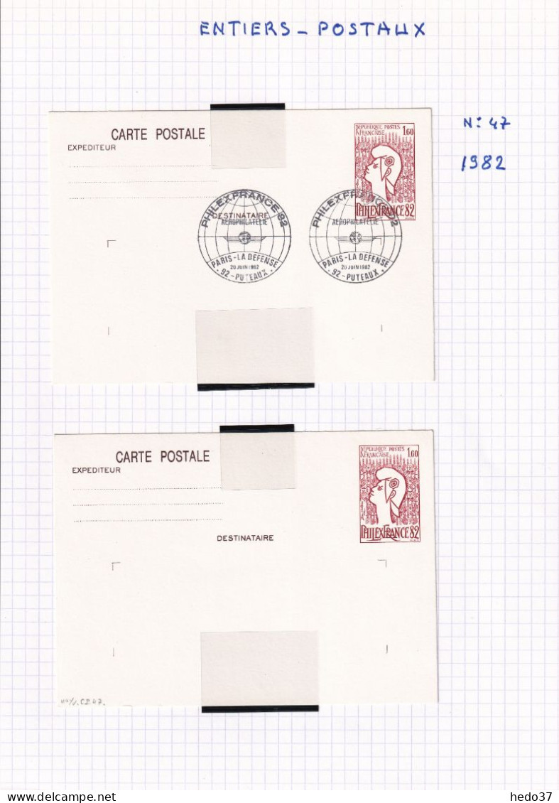 France Collection Entiers Postaux