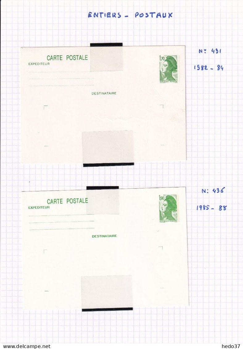 France Collection Entiers Postaux