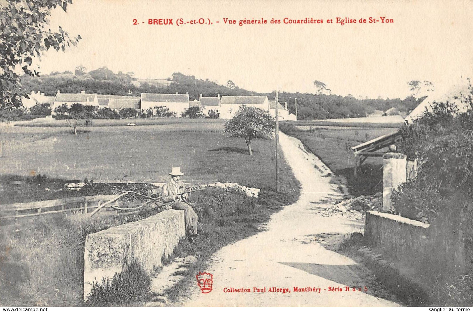 CPA 91 BREUX / VUE GENERALE DES COUARDIERES / EGLISE DE SAINT YON - Autres & Non Classés