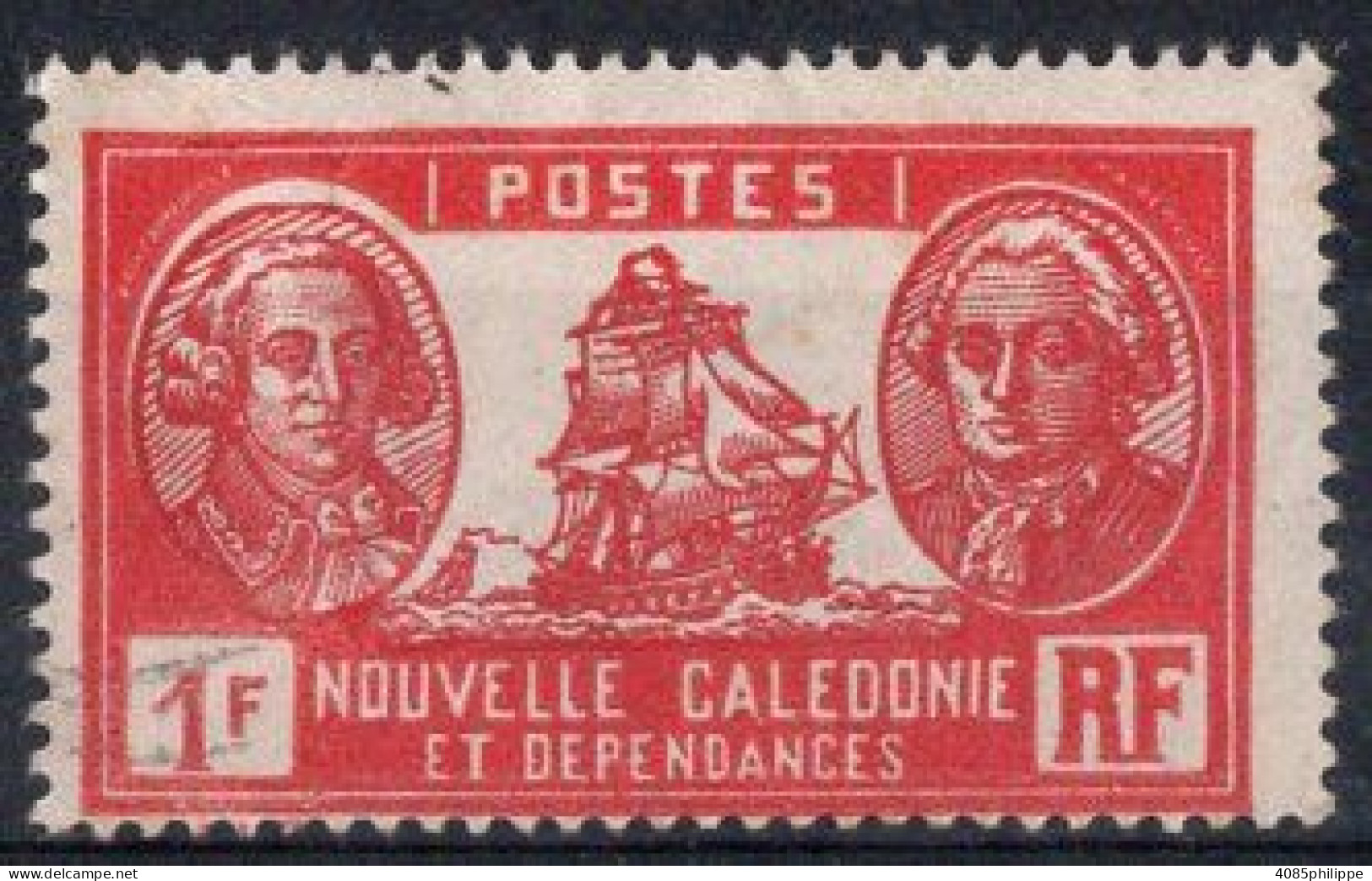 Nvelle CALEDONIE Timbre-Poste N°154A Oblitéré TB   Cote : 2€25 - Used Stamps