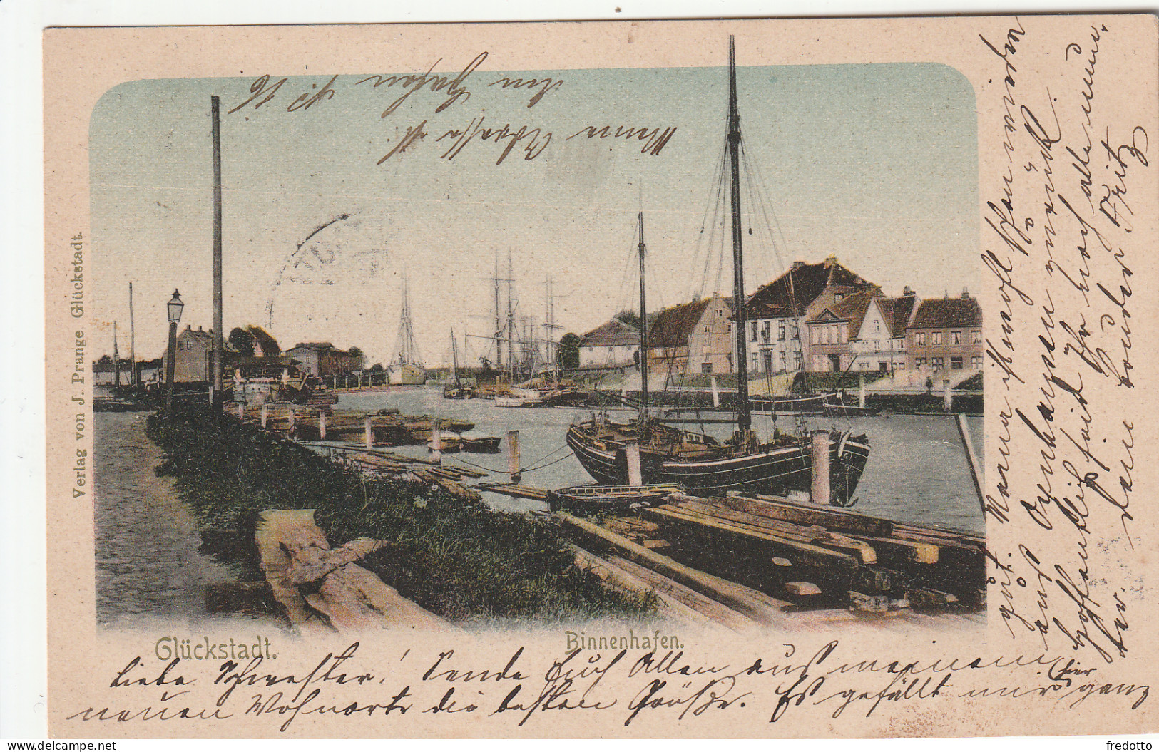 Glückstadt - 1901 - Binnenhafen - Glückstadt