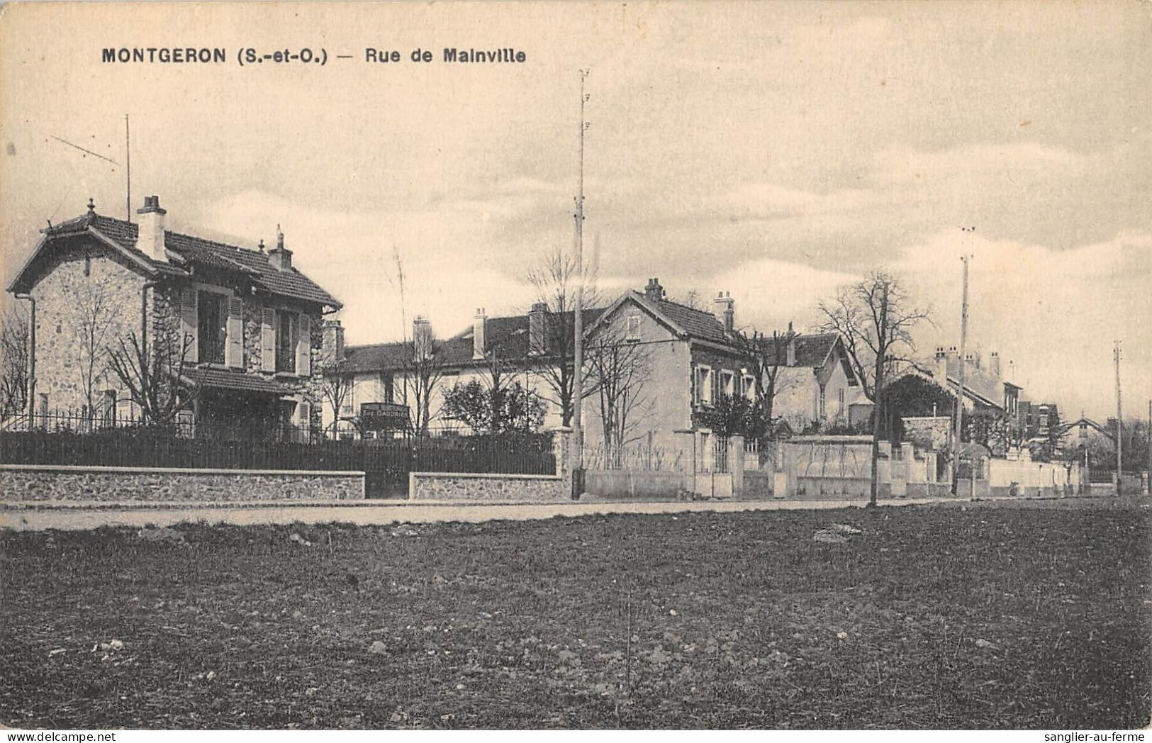 CPA 91 MONTGERON / RUE DE MAINVILLE - Montgeron