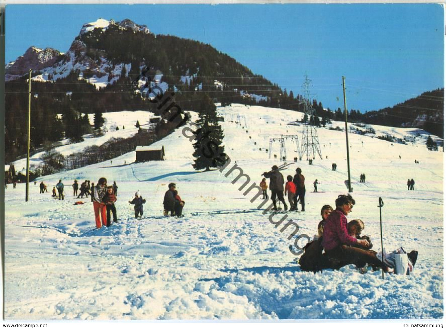 Skilift Gfellen Ob Entlebuch Mit Risetenstock - Verlag W. Huber Entlebuch - Entlebuch