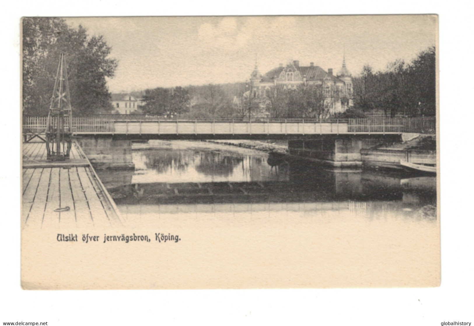 DH1366 - UTSIKT ÖFVER JERNVÄGSBRON - KÖPING - VIEW OVER RAILWAY BRIDGE - Sweden