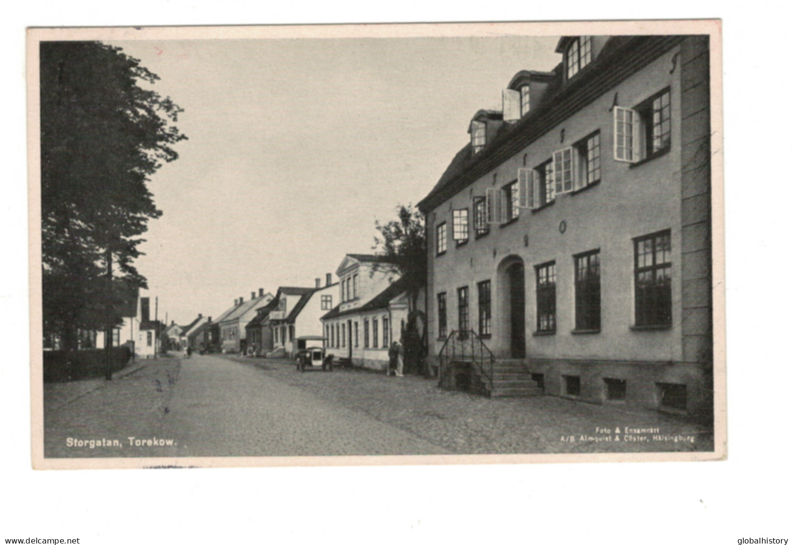 DH1378 - STORGATAN - TOREKOW - MAIN STREET W/ A CAR - Suecia