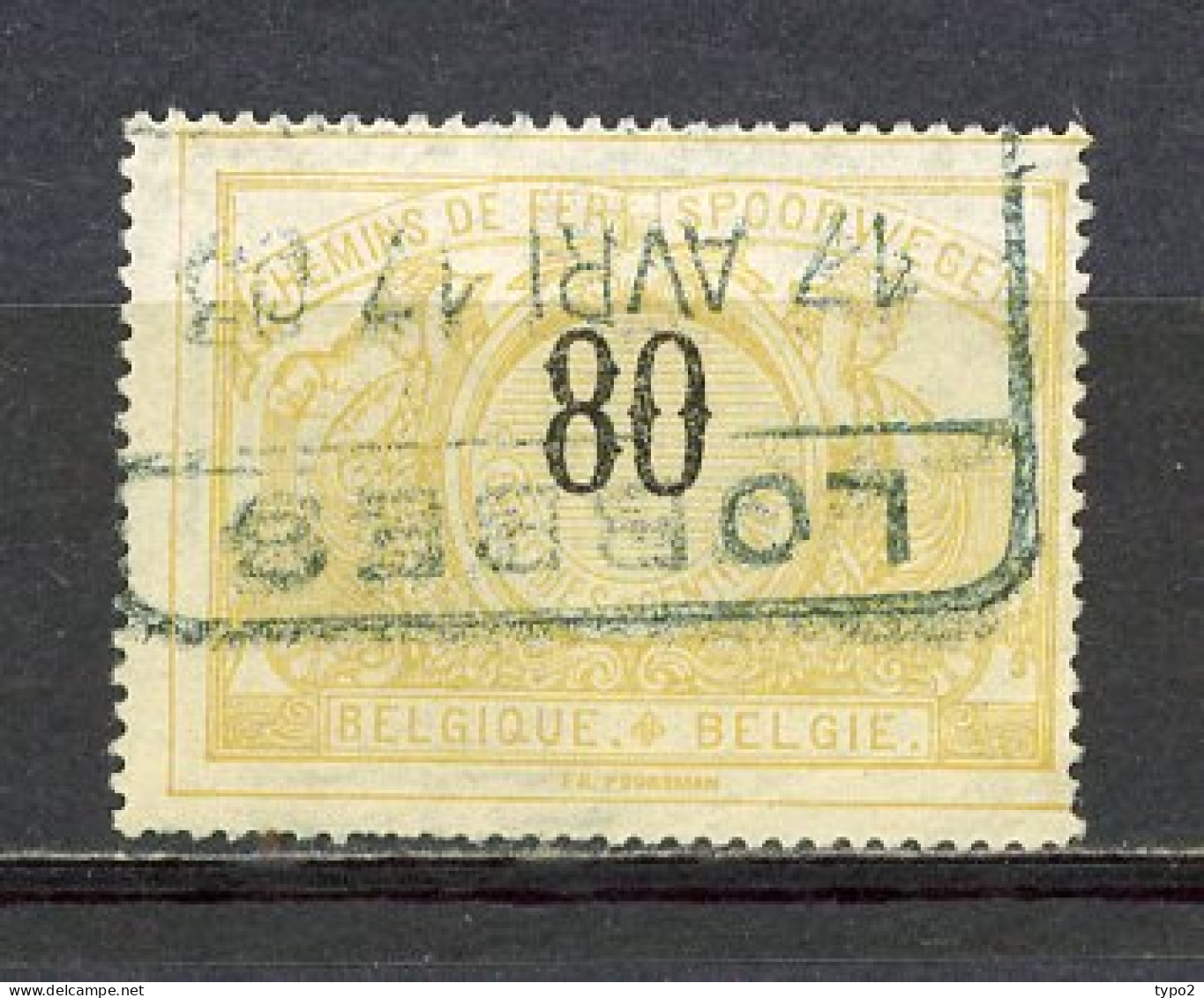 BEL -  COLIS  Yv Et COB N° 24  (o)  80c  Cote 2 Euro BE  2 Scans - Used