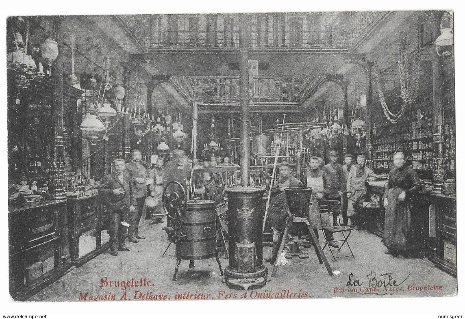 BRUGELETTE  --  La Maison A. Delhaye - INTERIEUR - Fers Et Quincailleries - Brugelette