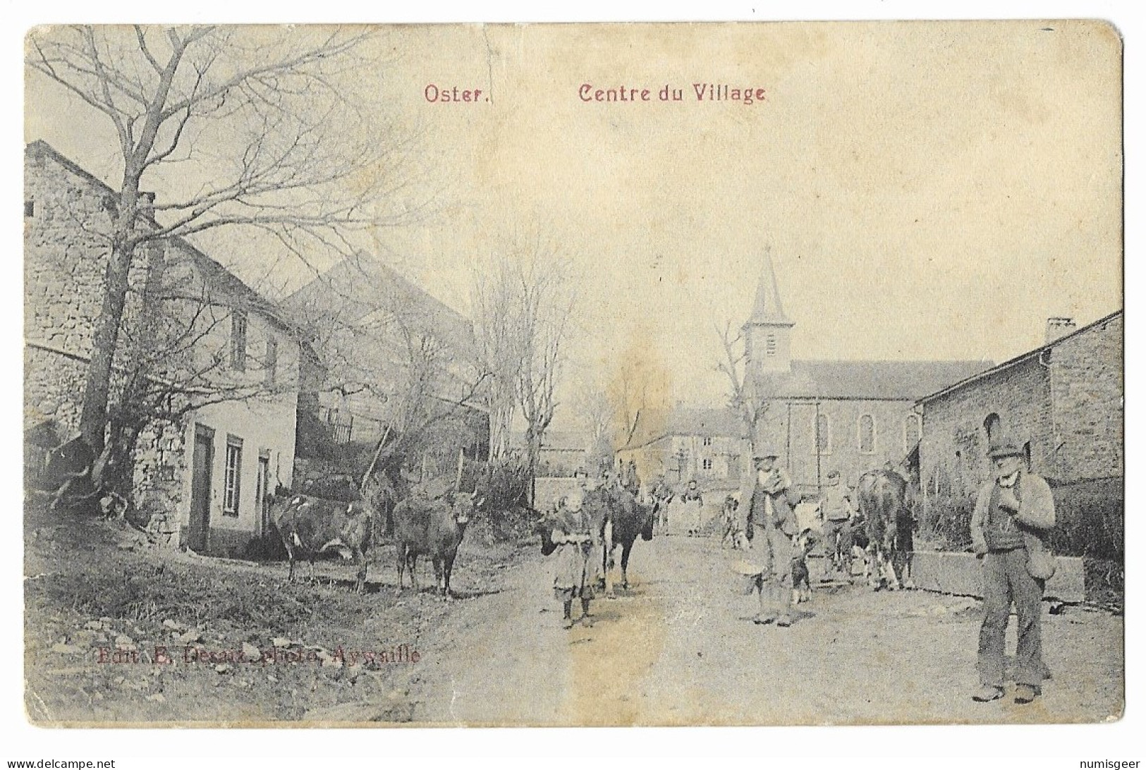 OSTER  --  Centre Du Village ( Annimée ) - Manhay