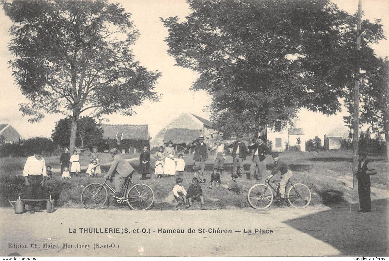 CPA 91 LA THUILERIE / HAMEAU DE SAINT CHERON / LA PLACE / ENFANTS - Autres & Non Classés