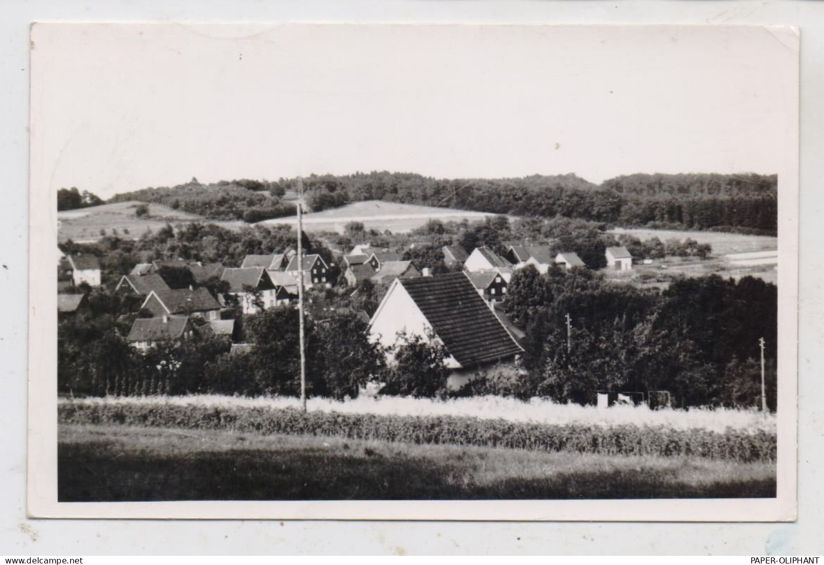 5276 WIEHL - MORKEPÜTZ, Dorfansicht, Photo-AK, 1957 - Wiehl