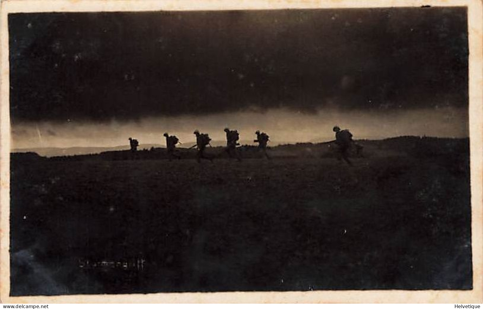 Carte-Photo Militaria - Schweiz Armee - Armée Suisse - Wiederholungskurs Dättlikon 1924  Bülach (Foto) - Bülach