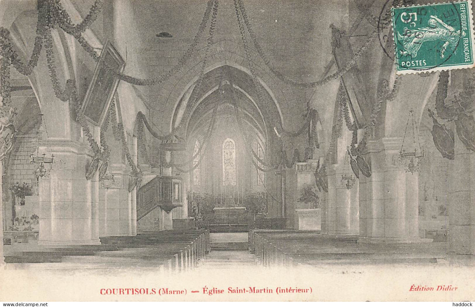 COURTISOLS : EGLISE SAINT MARTIN (INTERIEUR) - Courtisols