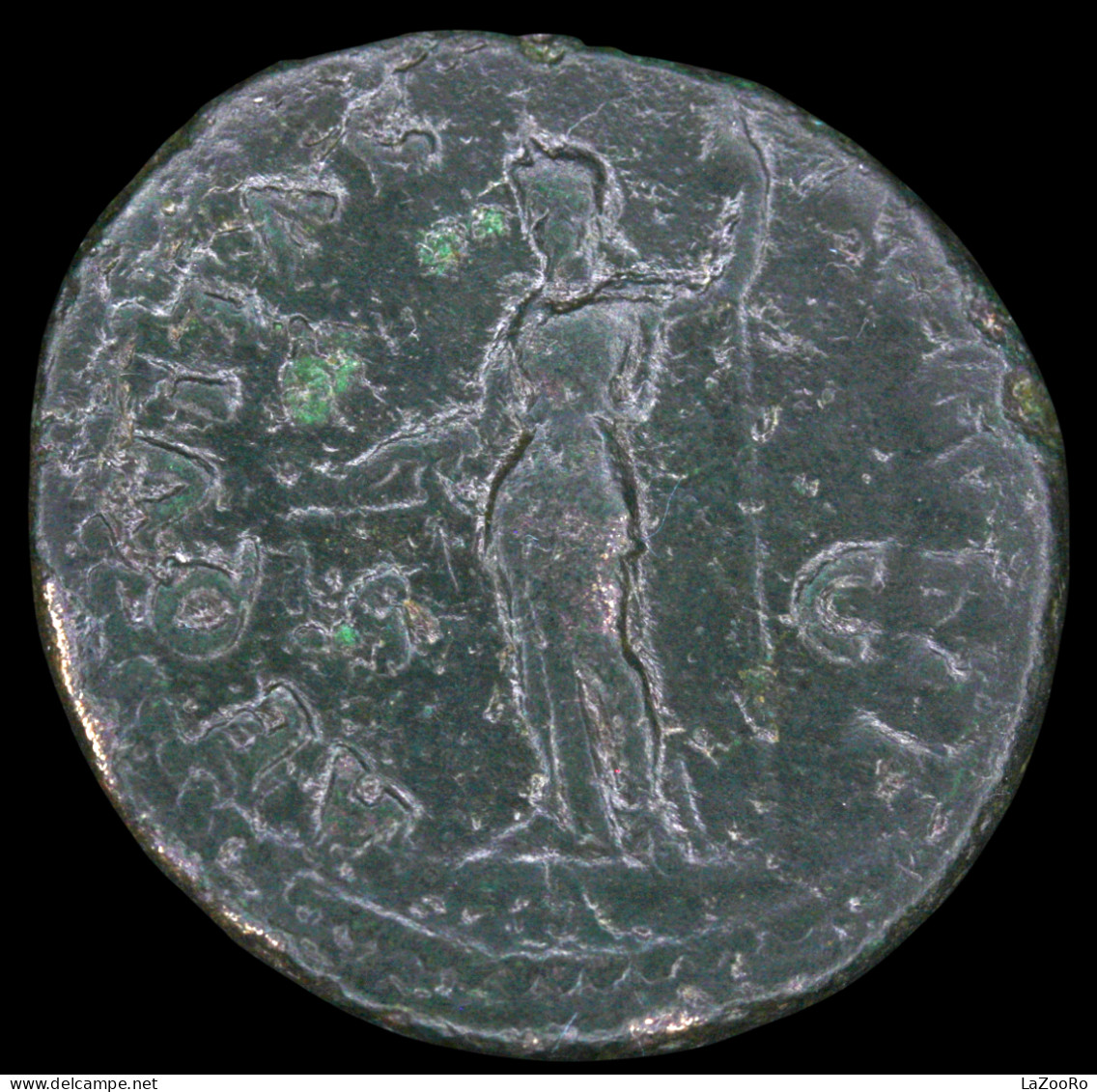 LaZooRo: Roman Empire - AE As Of Vespasian (69-79 AD), AEQVITAS AVGVSTI - Les Flaviens (69 à 96)