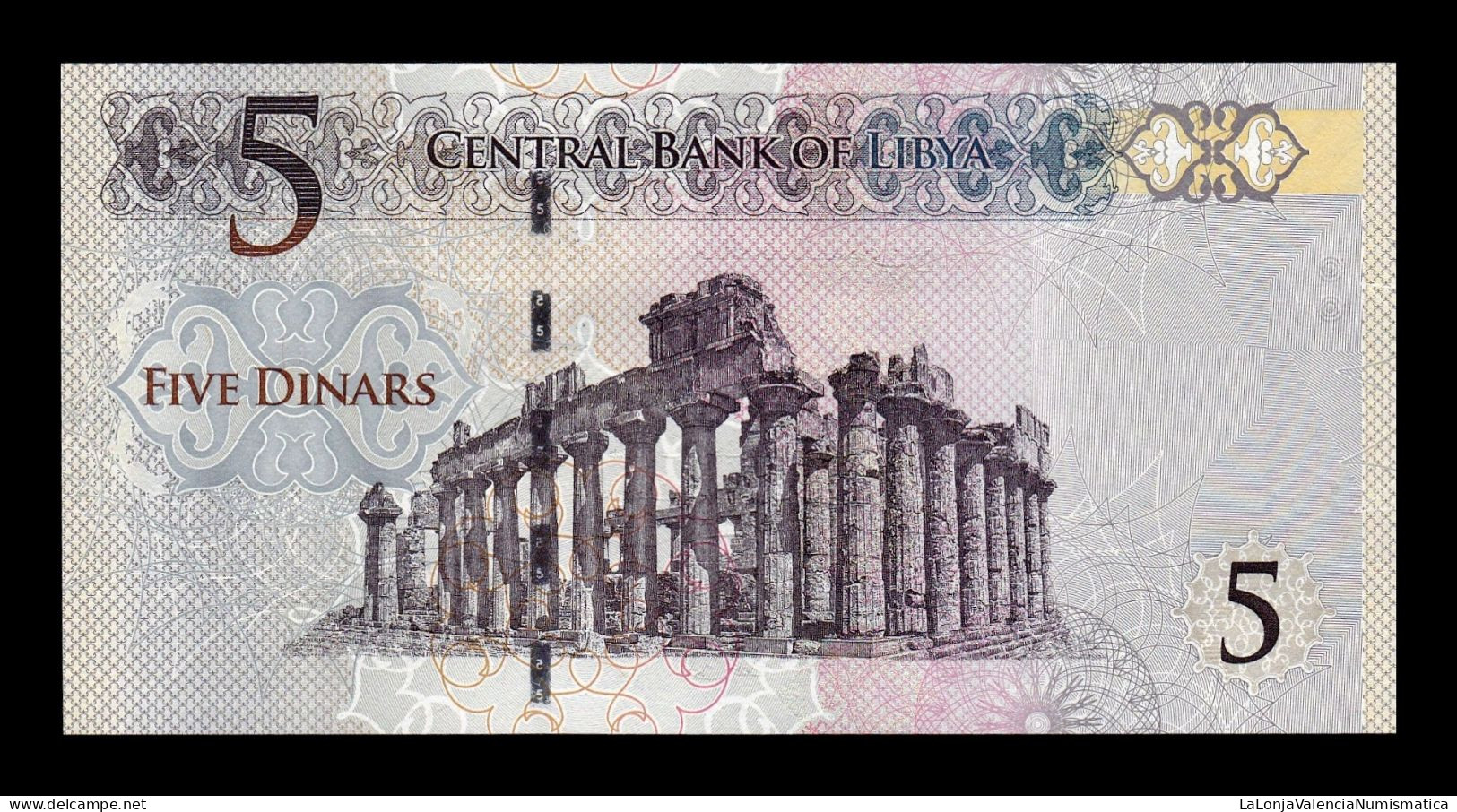 Libia Libya 5 Dinars ND (2015) Pick 81 Sc Unc - Libye
