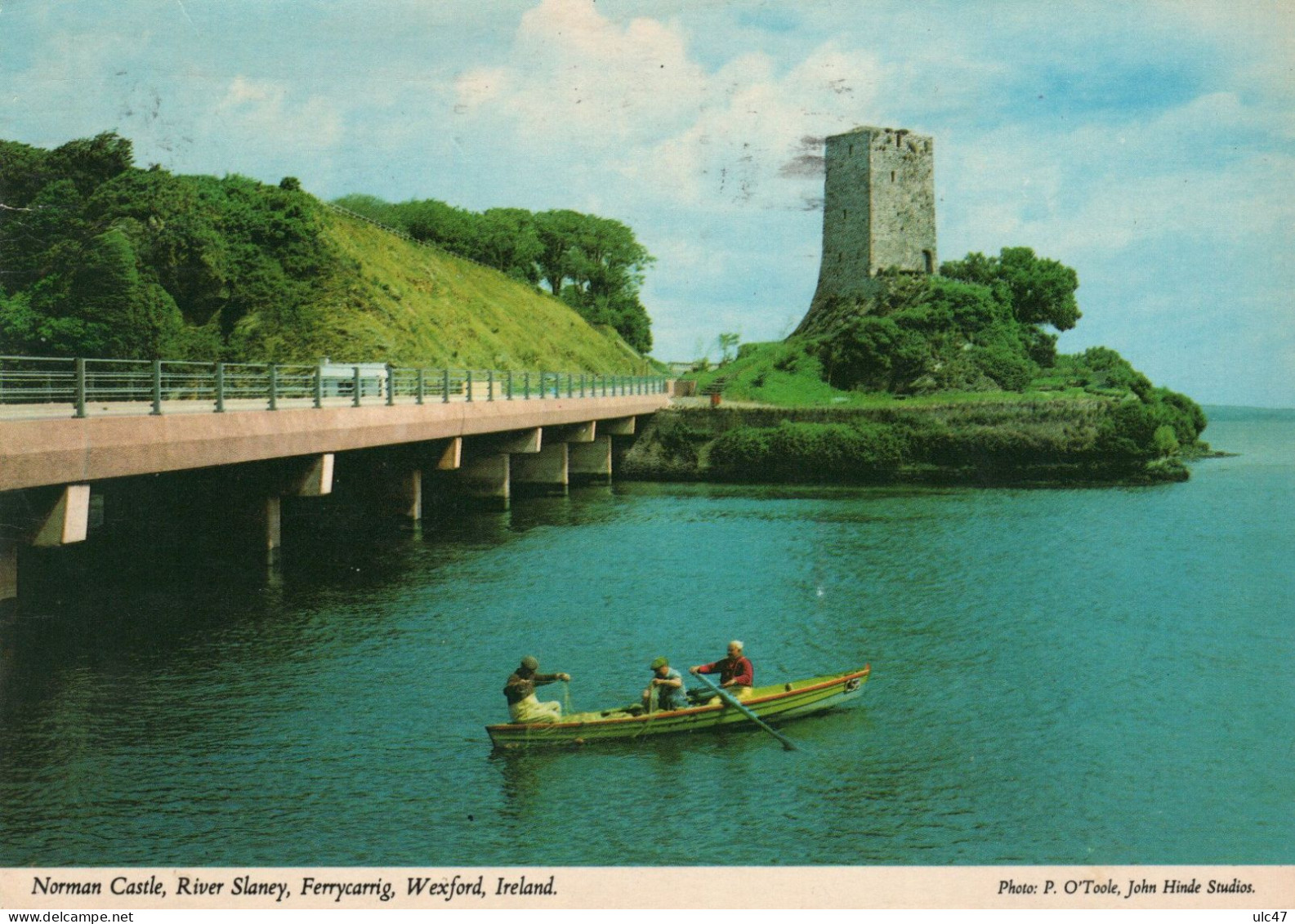 - Norman Castle, River Slaney, Ferrycarrig, WEXFORD, Ireland. - Scan Verso - - Wexford