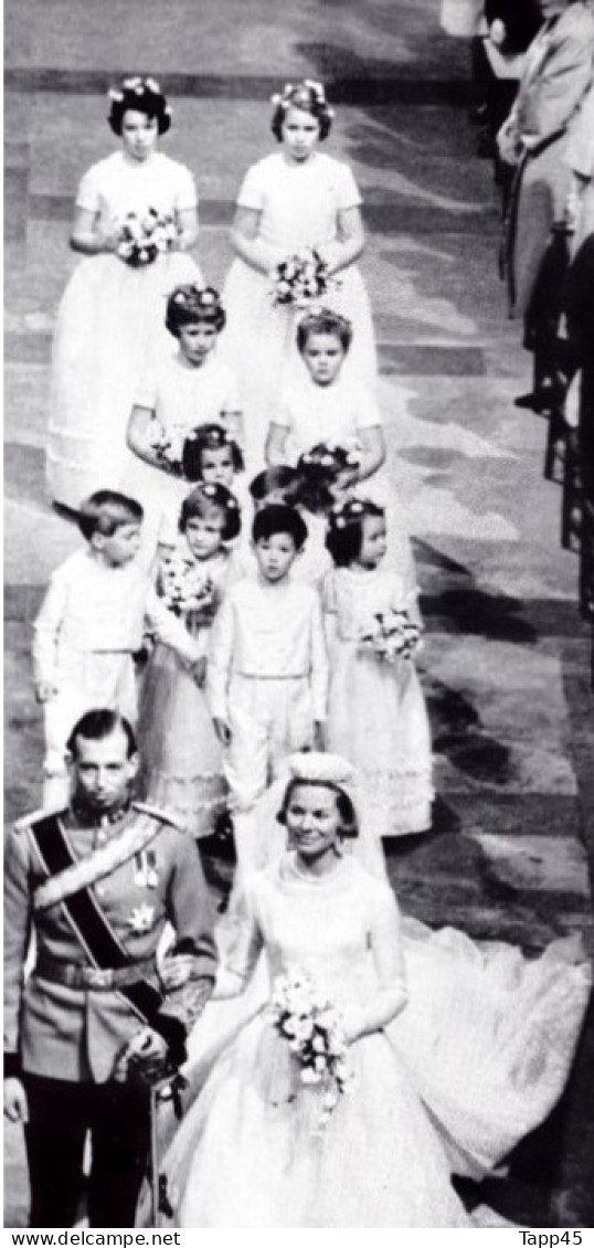 Le souvenir pictural des scènes de mariage royal et de la cérémonie 1961 >The pictorial memento of the royal wedding