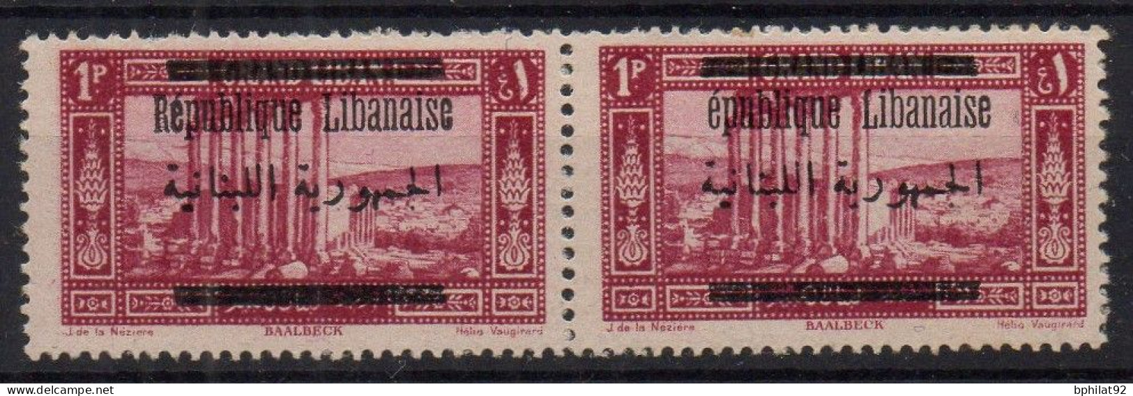 !!! GRAND LIBAN, N°100ca VARIETE SANS R A REPUBLIQUE NEUF ** - Unused Stamps