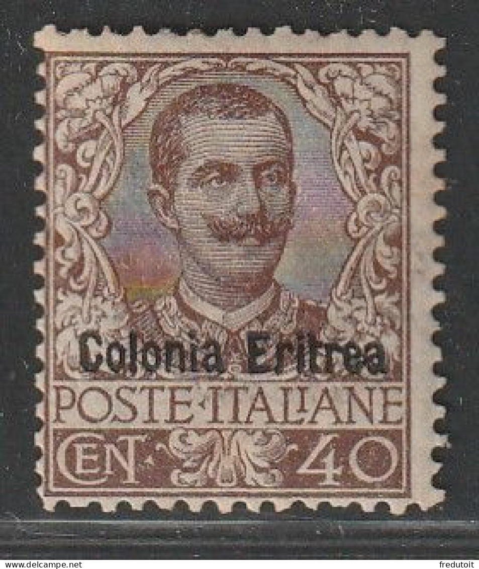 ERYTHREE - N°25 * (1903-22) 40c Brun - Eritrea