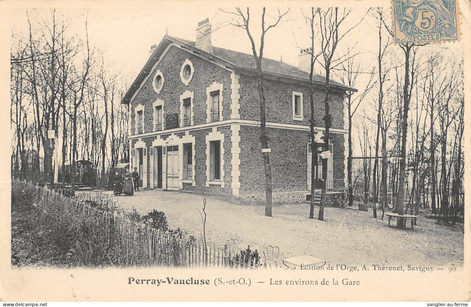 CPA 91 PERRAY VAUCLUSE / LES ENVIRONS DE LA GARE - Autres & Non Classés