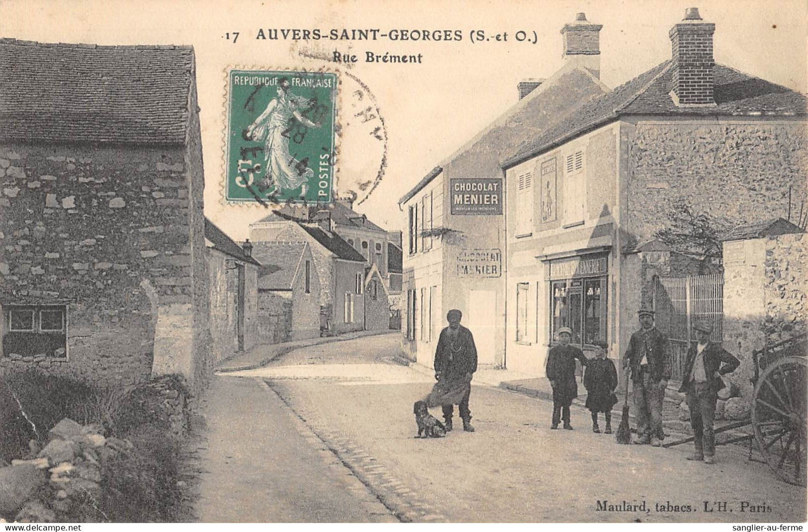 CPA 91 AUVERS SAINT GEORGES / RUE BREMENT - Autres & Non Classés