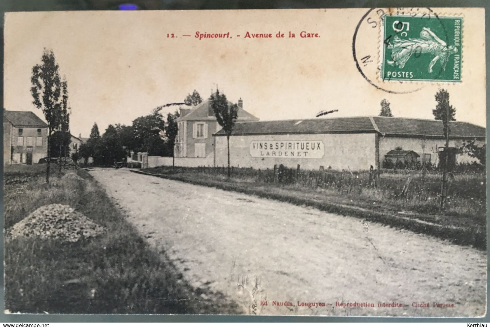 Spincourt 4 CPA, Circulées 1908 Dont 3 Animées: Av. De La Gare (deux Diff.); Rue De L'hôtel De Ville; Pont Du Ch. De Fer - Spincourt