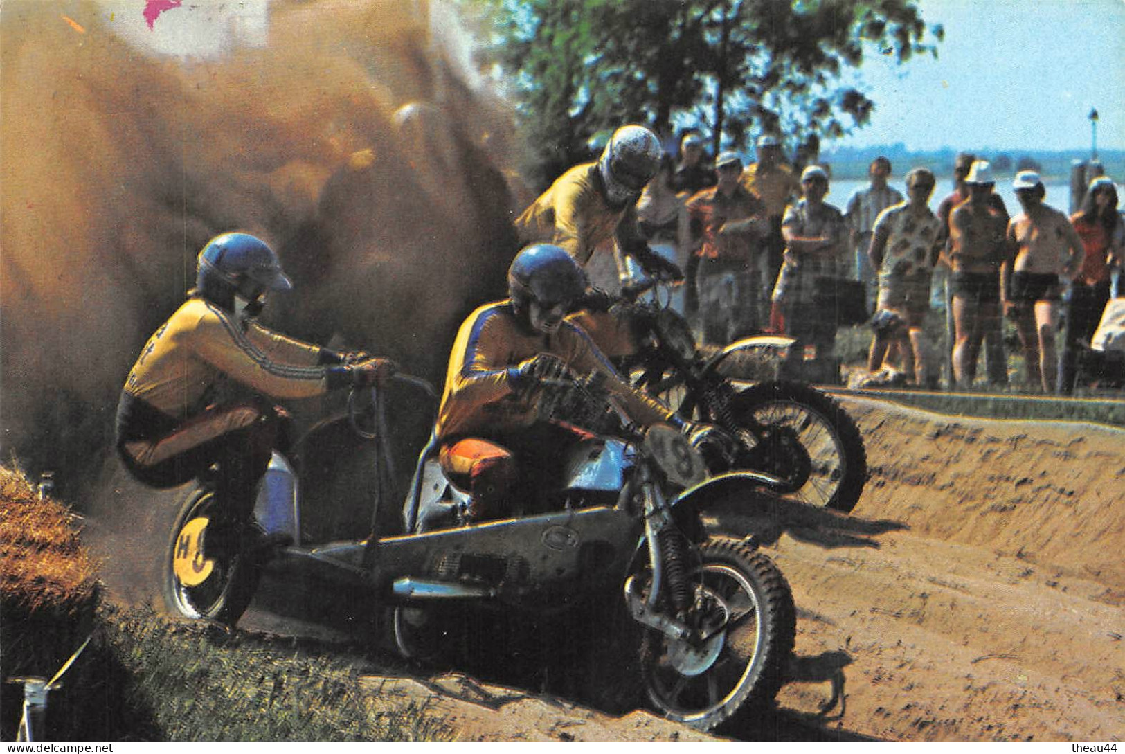 ¤¤   -  Lot de 9 Cartes de SIDE-CAR de Course  -  Moto       -   ¤¤