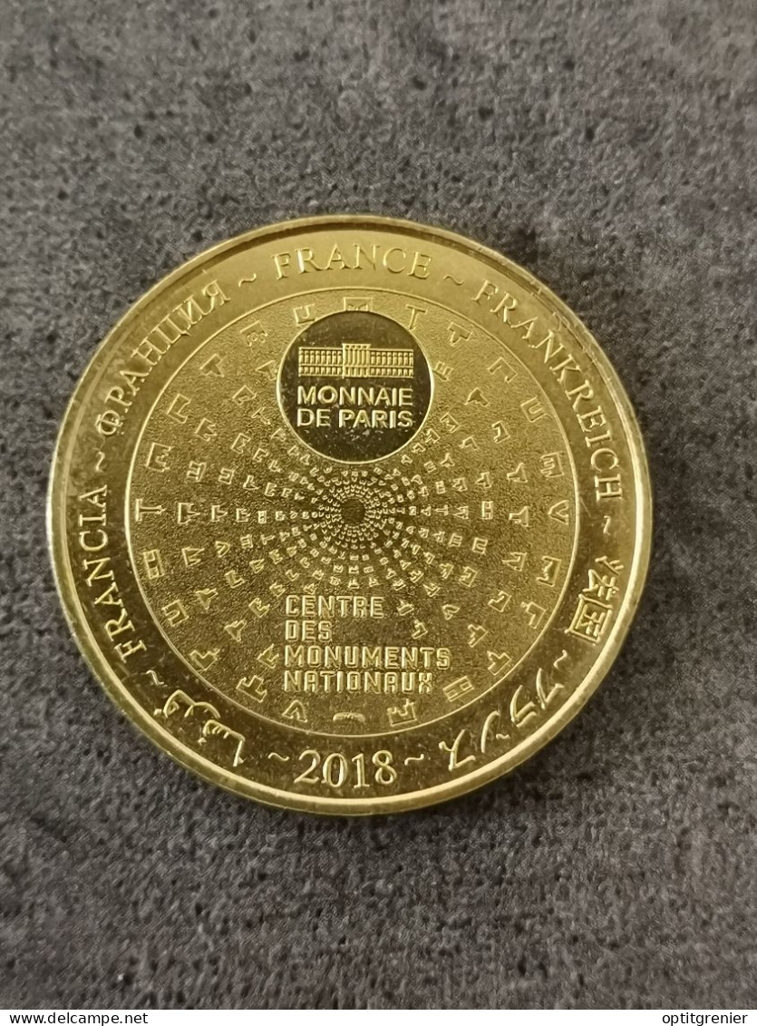 JETON TOURISTIQUE 2018 MONT SAINT MICHEL MONNAIE DE PARIS 34 MM / MDP TOKEN - 2018