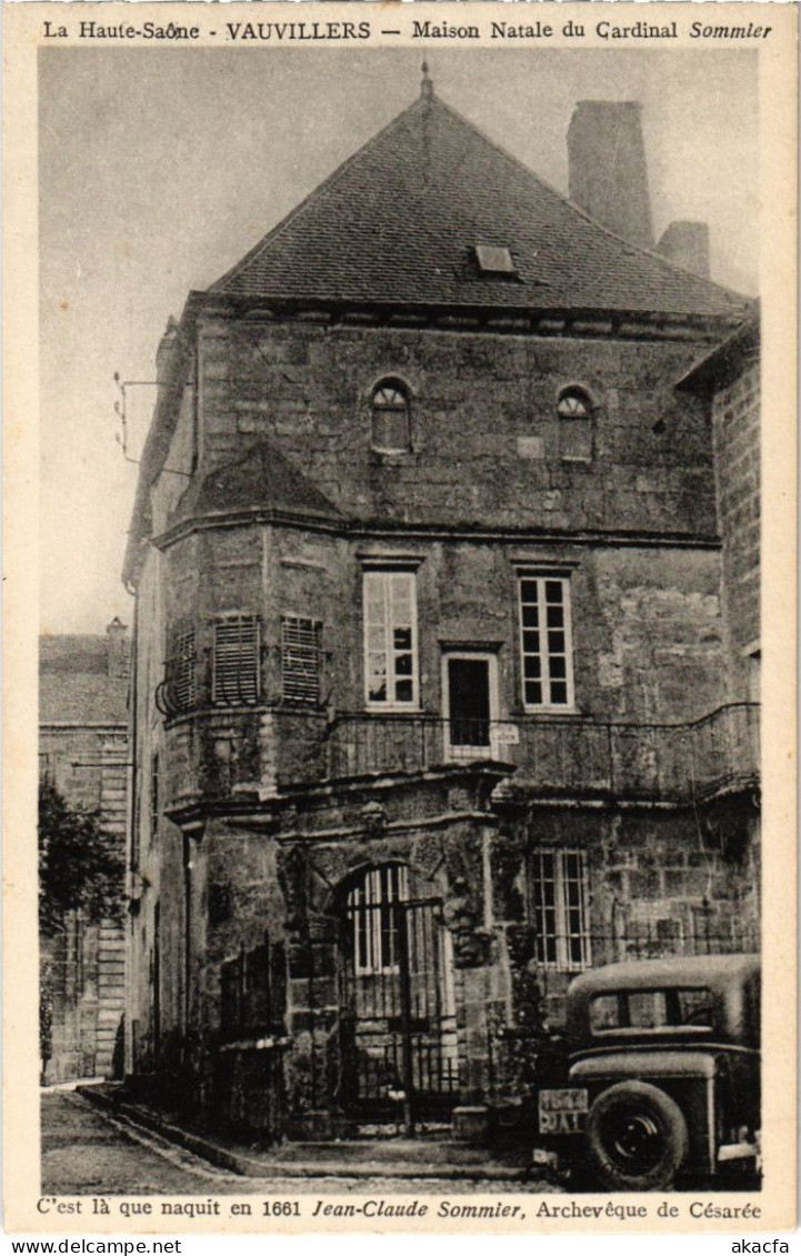 CPA Vauvillers Maison Natale Du Cardinal Sommier (1273468) - Vauvillers