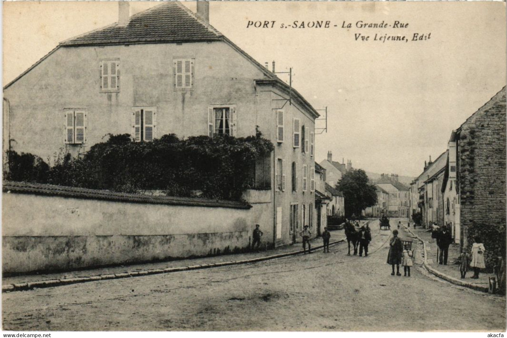 CPA Port-sur-Saone La Grande Rue (1273488) - Port-sur-Saône