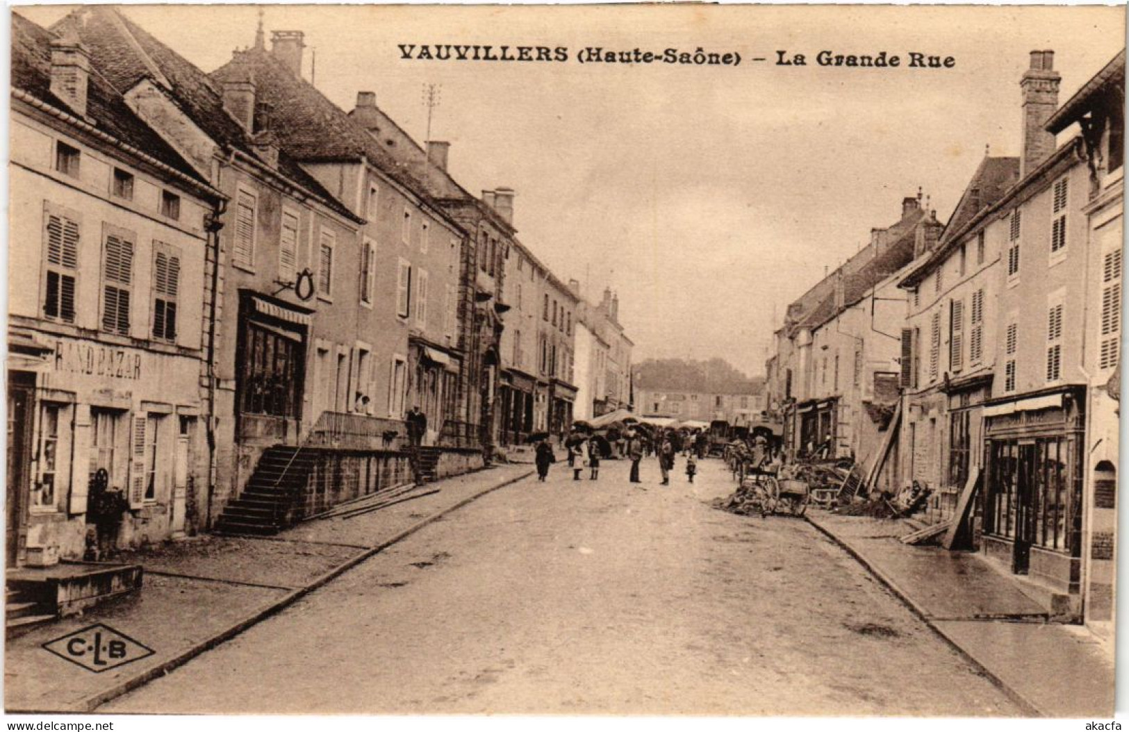 CPA Vauvillers Grande Rue (1273521) - Vauvillers
