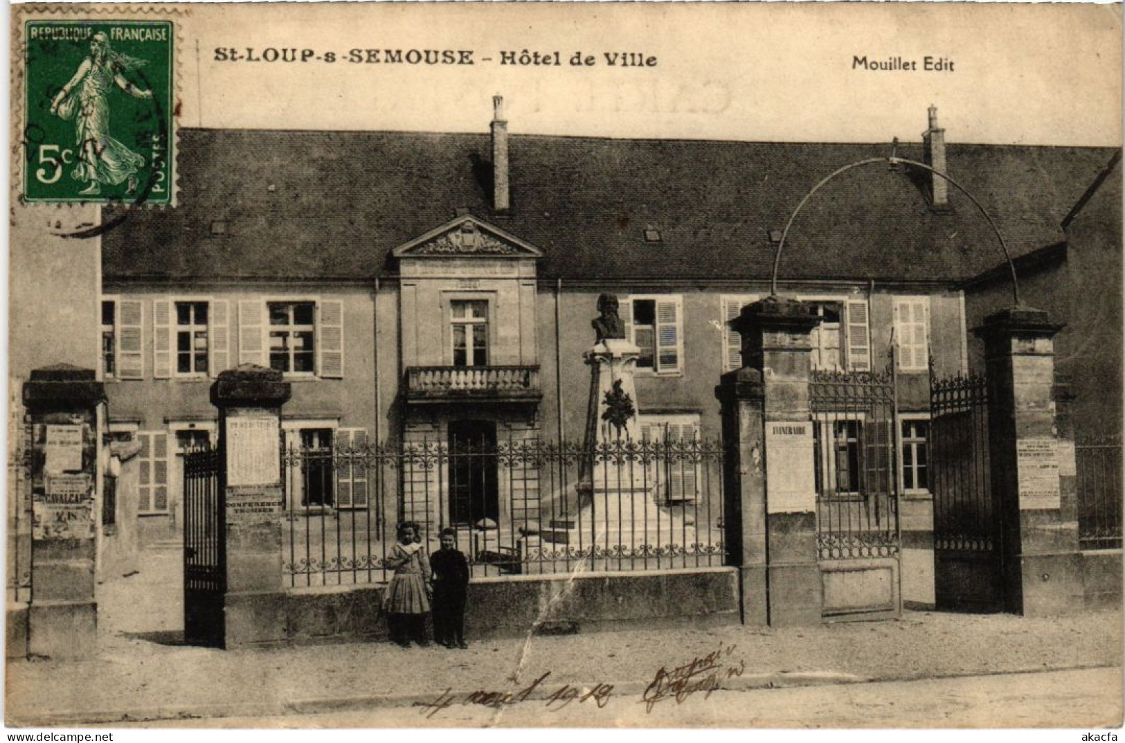 CPA St-Loup-sur-Semouse Hotel De Ville (1273529) - Saint-Loup-sur-Semouse