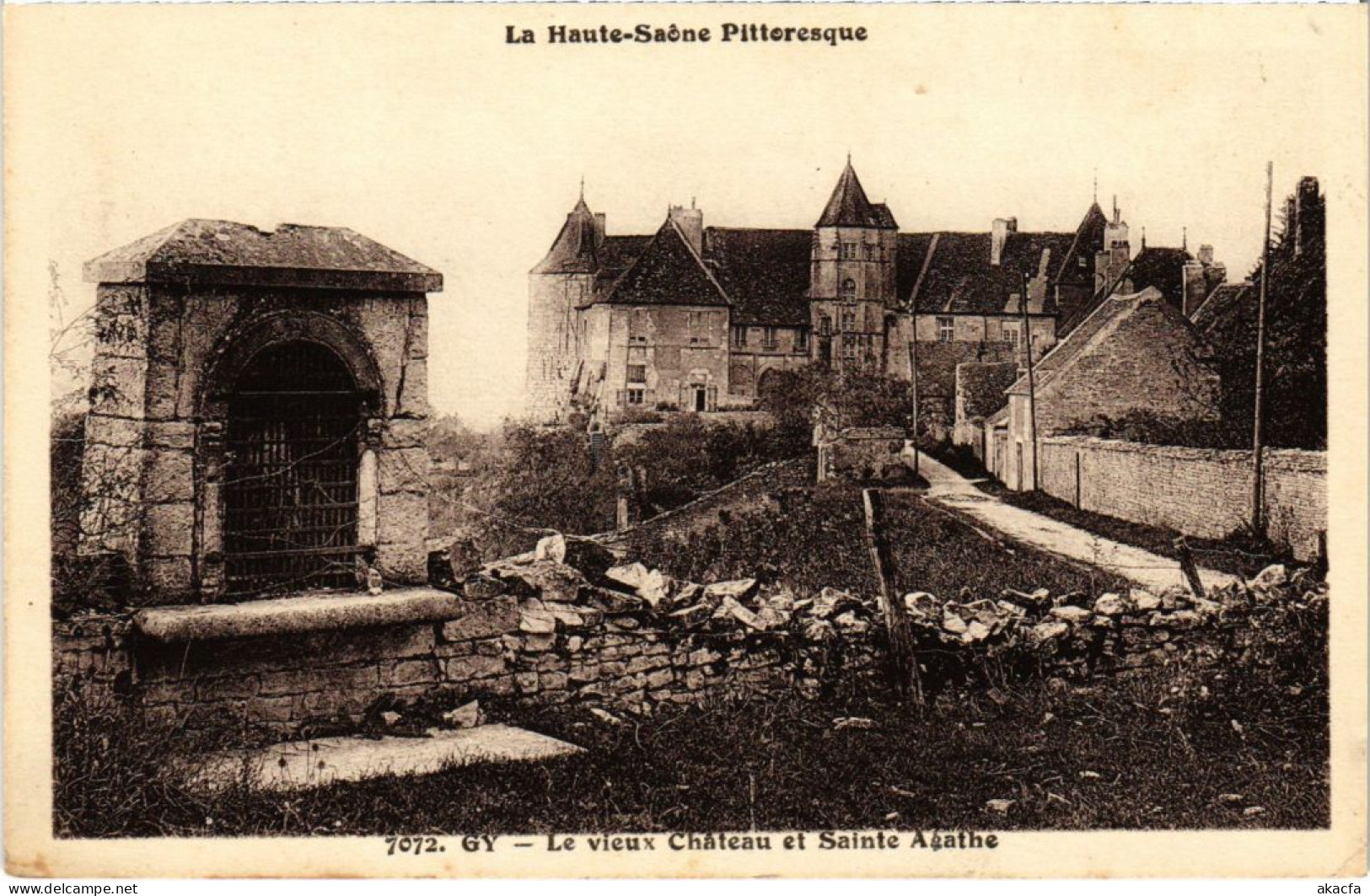 CPA Gy Le Vieux Chateau Et Ste-Agathe (1273560) - Gy