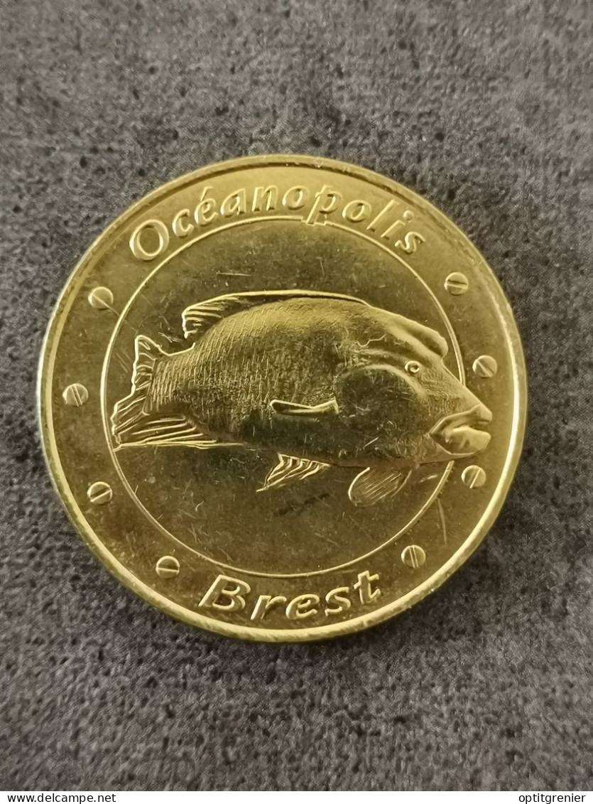 JETON TOURISTIQUE 2018 OCEANOPILOS BREST MONNAIE DE PARIS 34 MM / MDP TOKEN - 2018