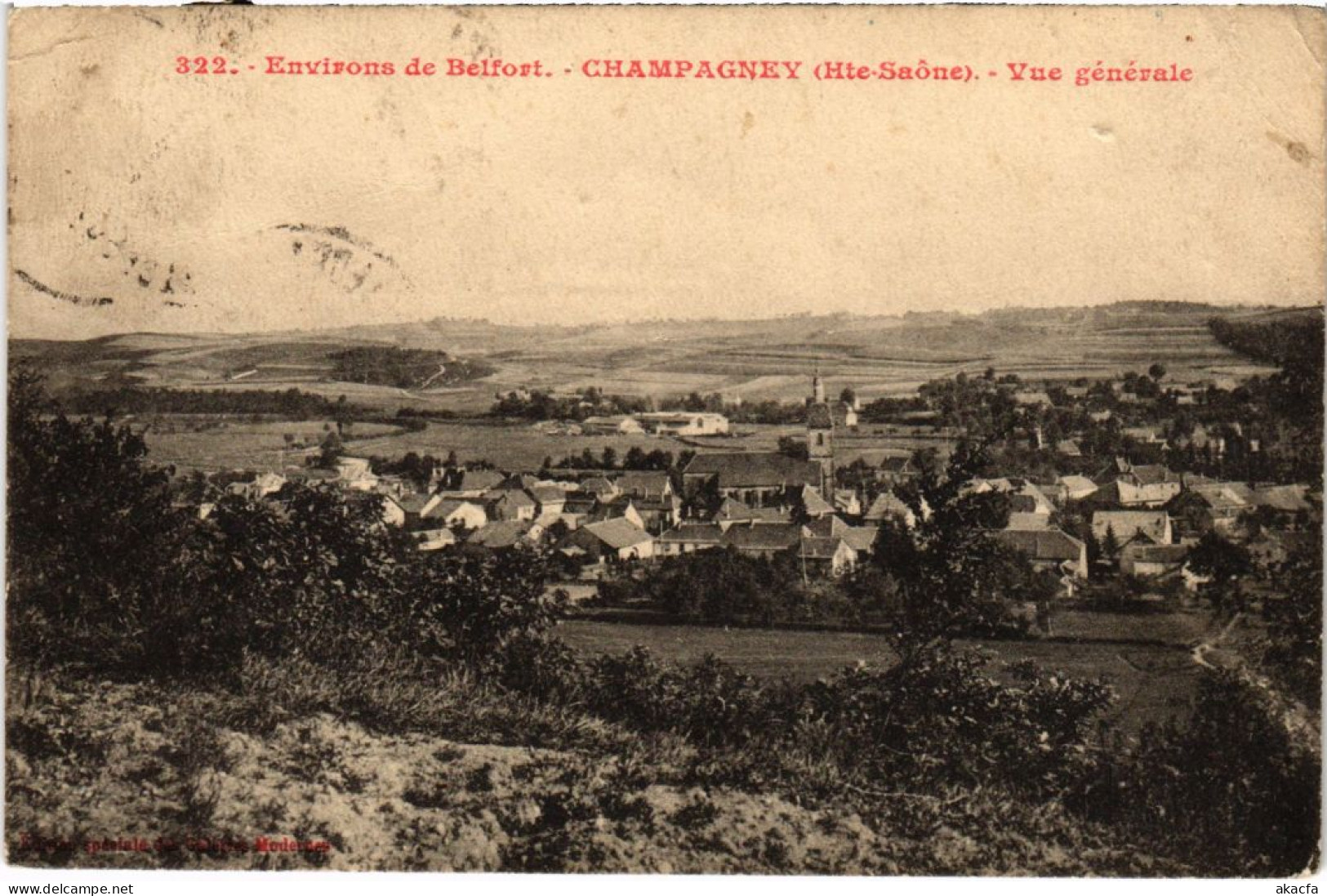 CPA Champagney Vue Generale (1273686) - Champagney