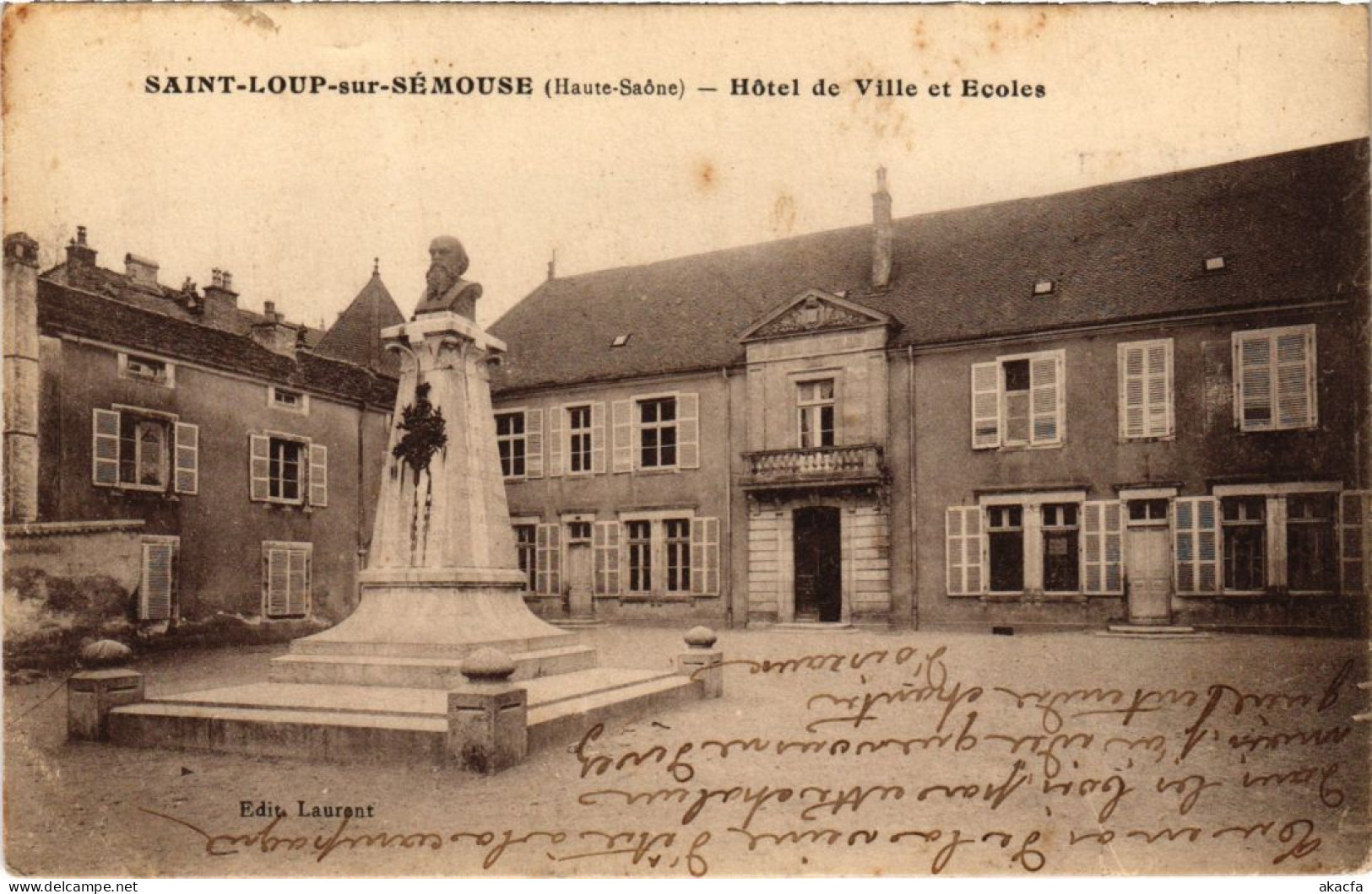 CPA St-Loup-sur-Semouse Hotel De Ville Et Ecoles (1273796) - Saint-Loup-sur-Semouse