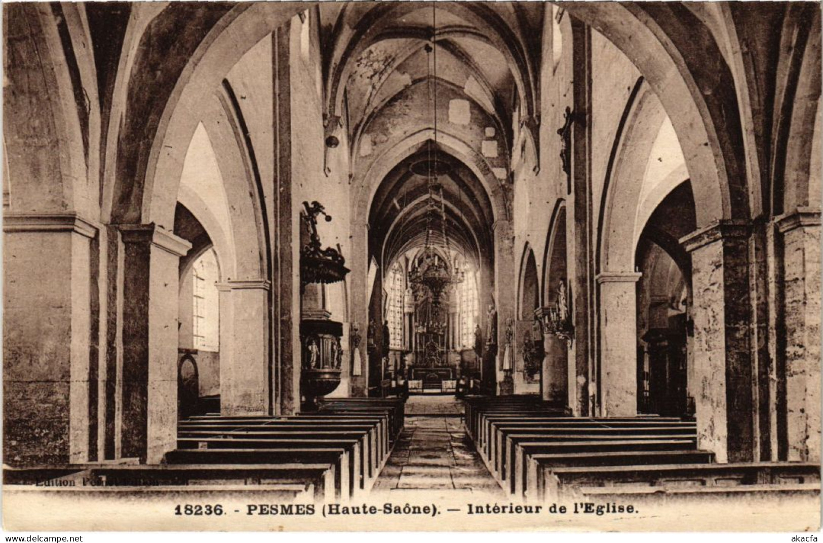 CPA Pesmes Interieur De L'Eglise (1273856) - Pesmes