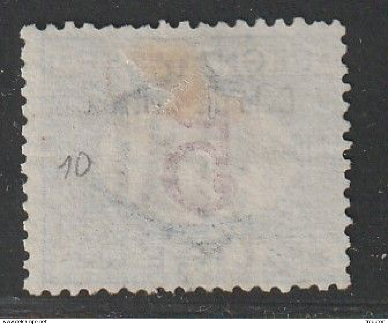 ERYTHREE - Timbres Taxe N°10 (I) Obl (1903) 5 L Bleu Et Carmin - Eritrea