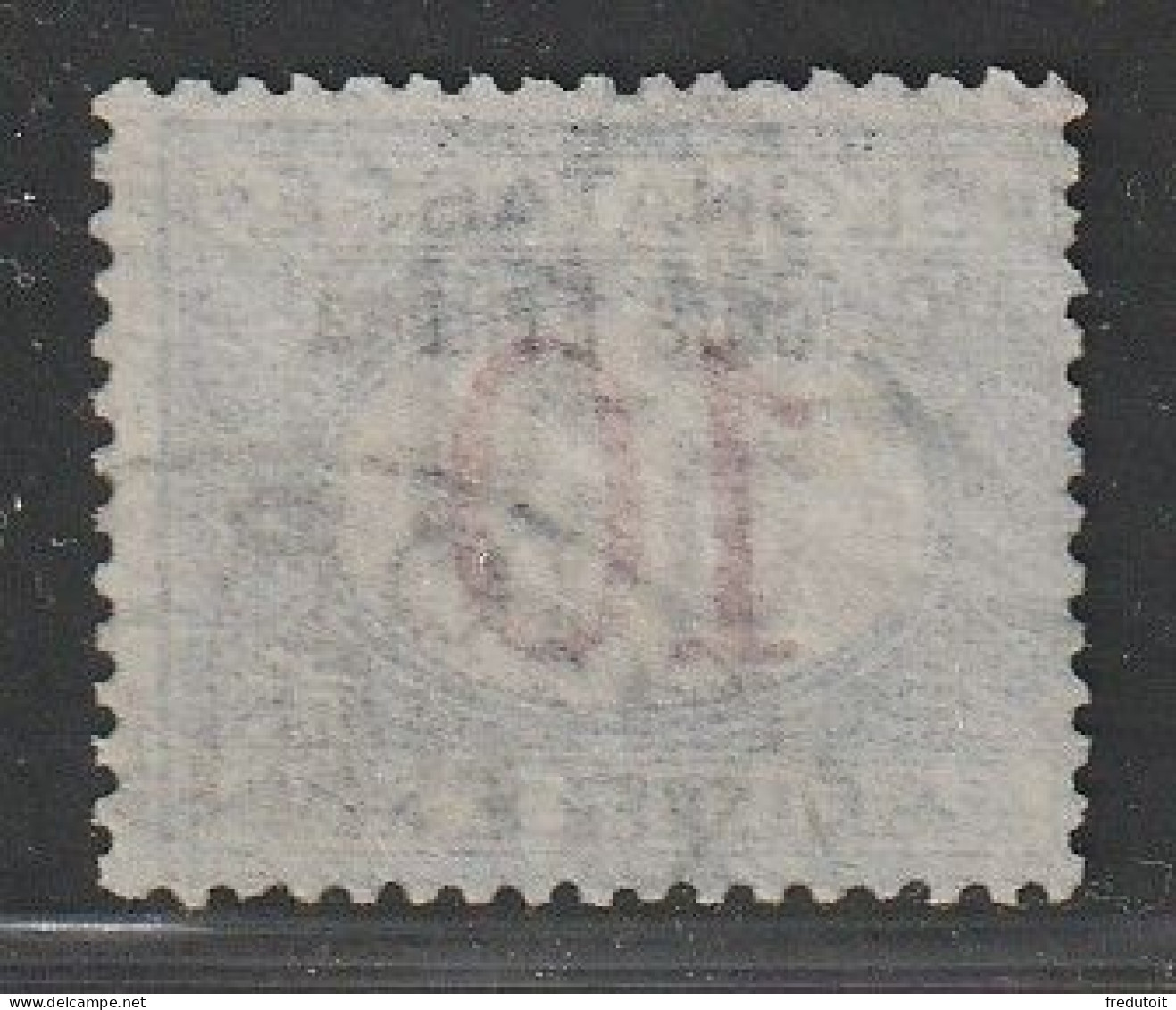 ERYTHREE - Timbres Taxe N°11 (I) Obl (1903) 10 L Bleu Et Carmin - Eritrée