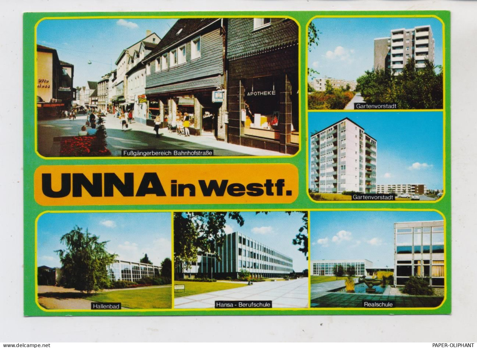 4750 UNNA, Mehrbild - AK - Unna