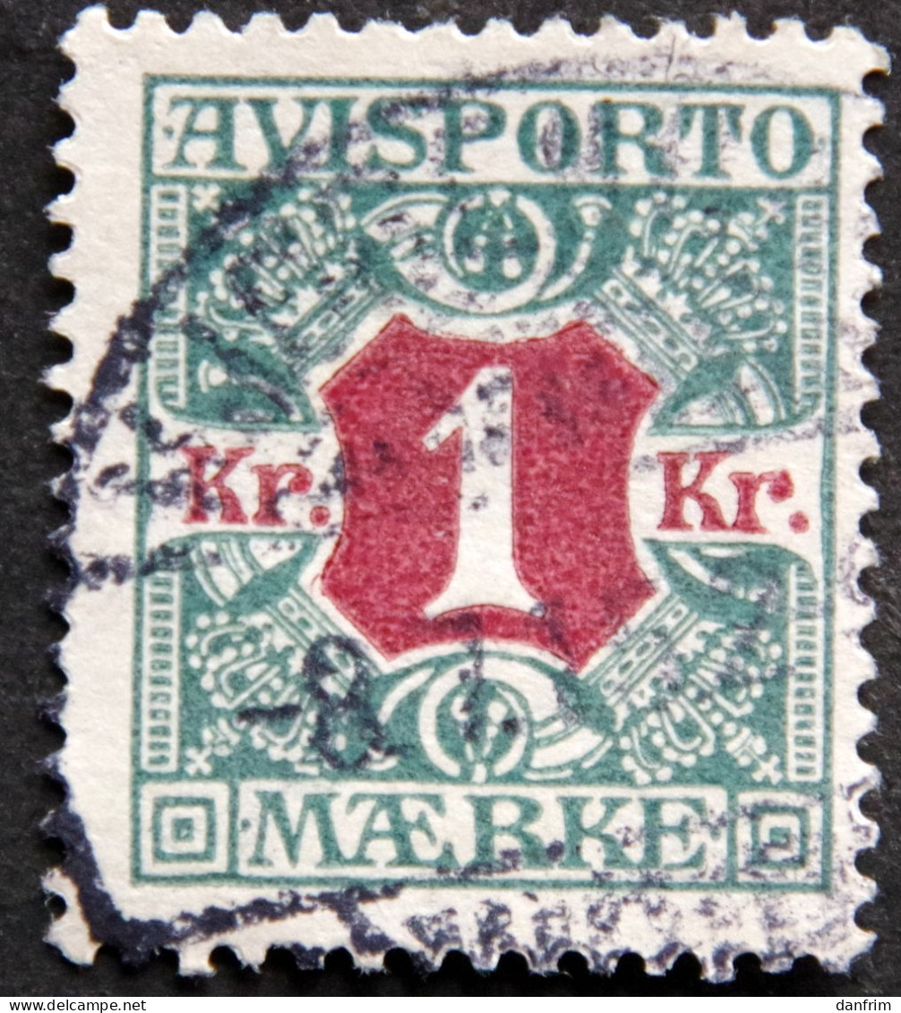 Denmark 1914  AVISPORTO MiNr.8y  ( Lot D 264 ) - Segnatasse