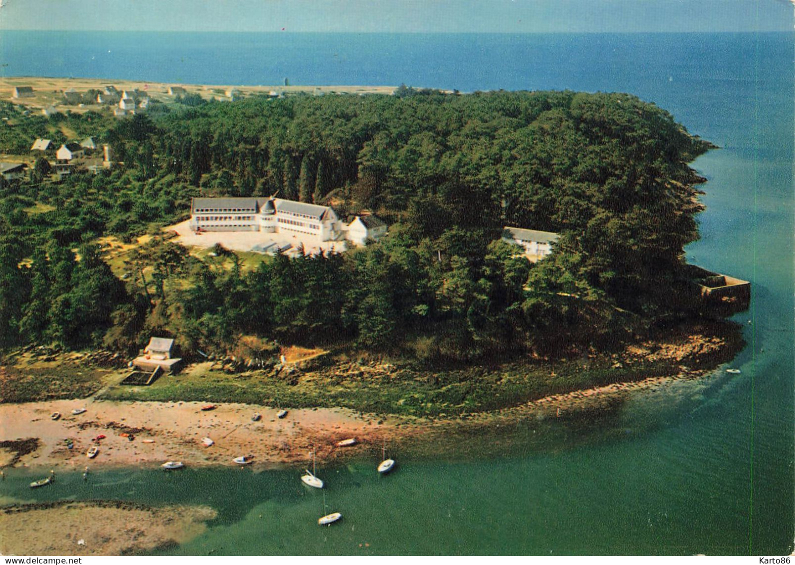 Moëlan Sur Mer * Vue Aérienne Sur Le Domaine De Beg Porz, Centre De Vacances De L'isère - Moëlan-sur-Mer