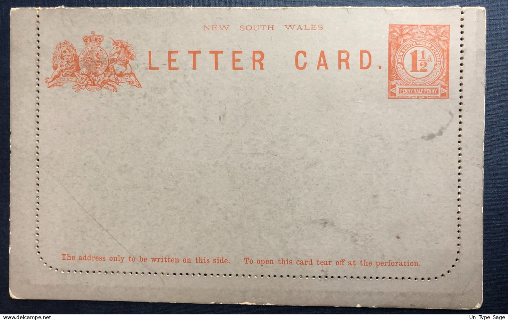 New South Wales, Entier LETTER CARD, Neuf - (N432) - Cartas & Documentos