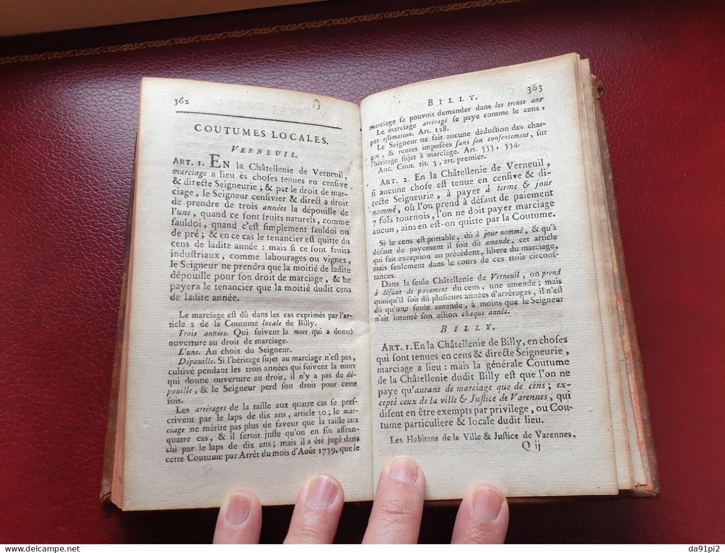 Coutumes générale et locales du Bourbonnois (Bourbonnais) 1781