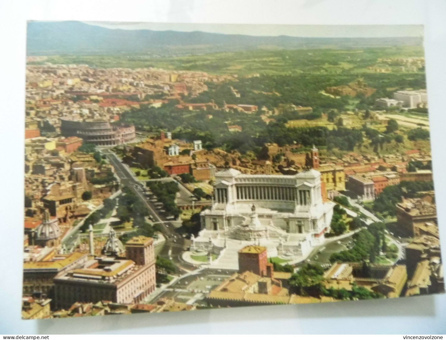 Cartolina Viaggiata "Roma - Monumento A Vittorio Emanuele II" 1971 - Altare Della Patria