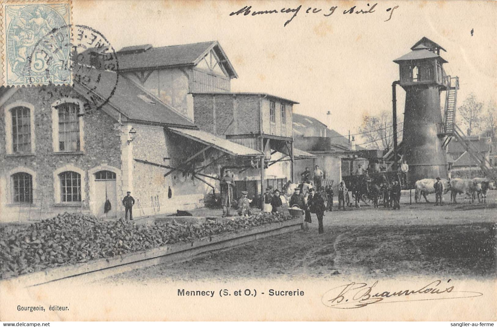 CPA 91 MENNECY / SUCRERIE / INDUSTRIE - Mennecy